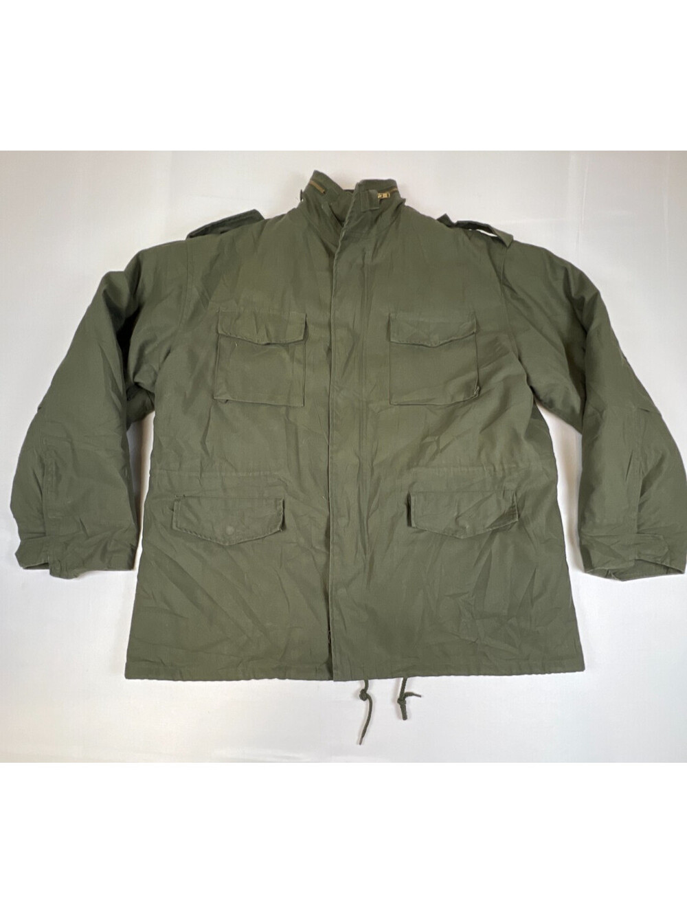 Rothco Ultra Force Men Field Coat XL Olive Green Detachable Liner Utility
